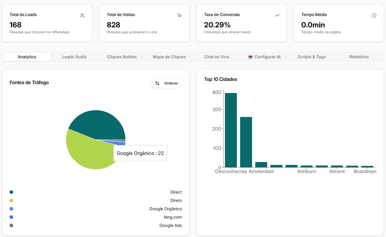 Analytics de Leads
